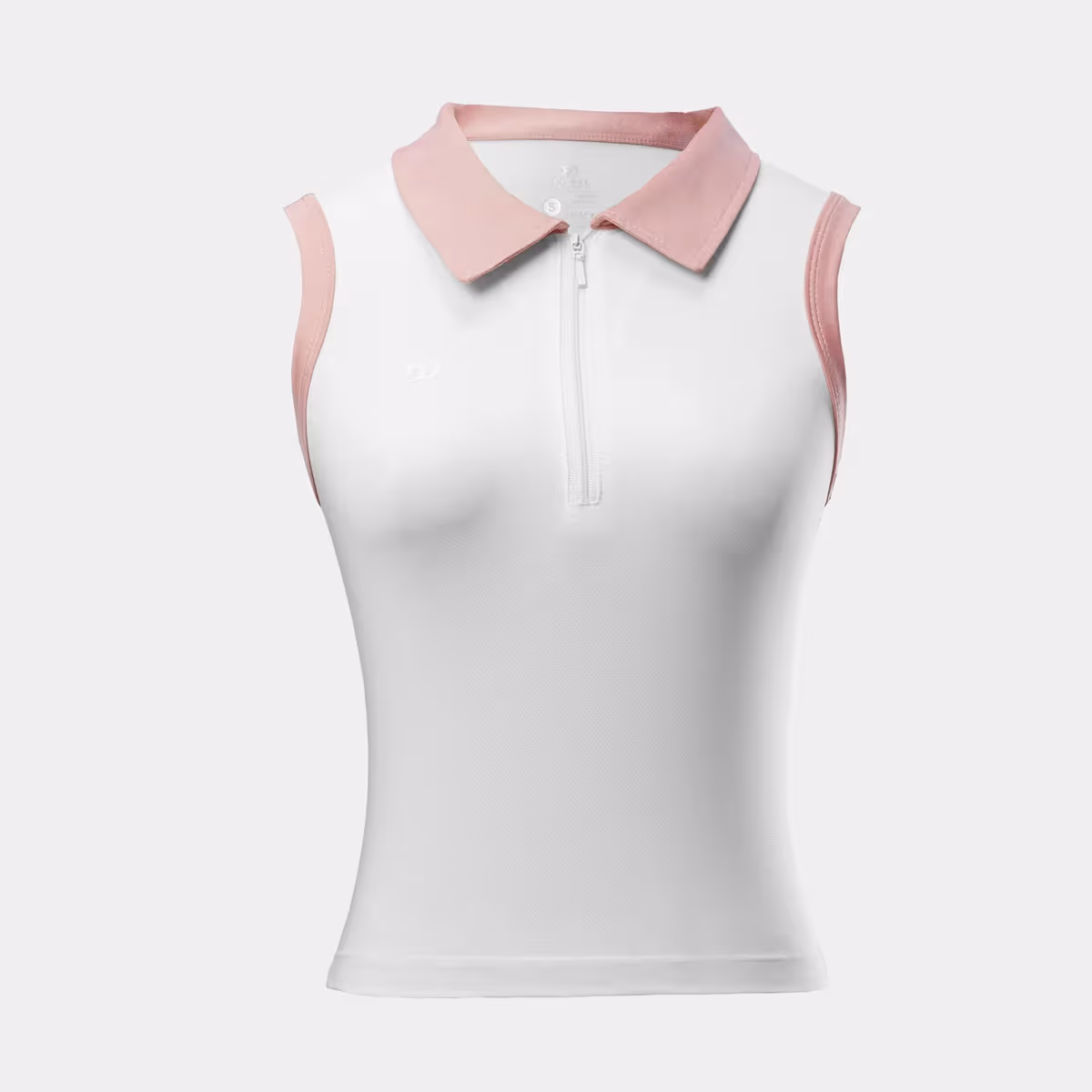 Áo Croptop Bulbal Topsy Zip Trắng Hồng