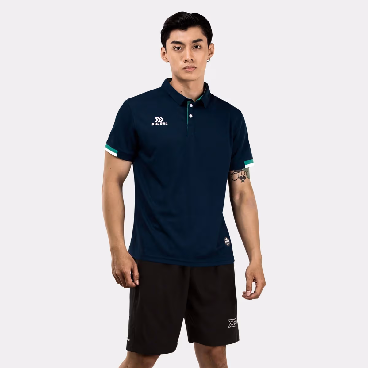Áo Polo Thể Thao Bulbal Futuro Xanh Đen