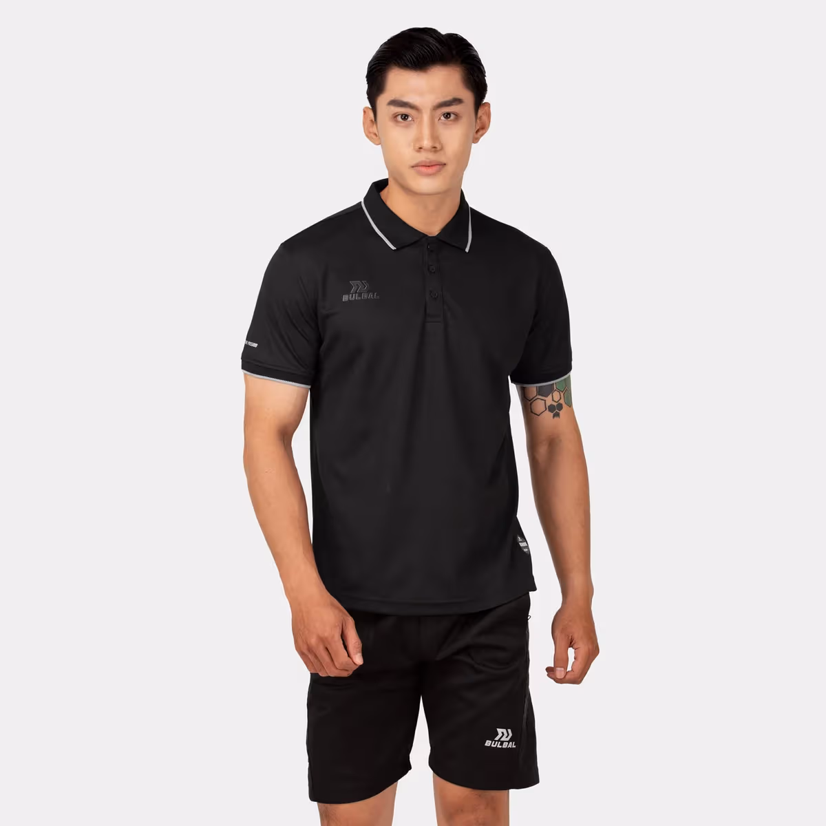 Áo Polo Thể Thao Nam Bulbal Neo Đen