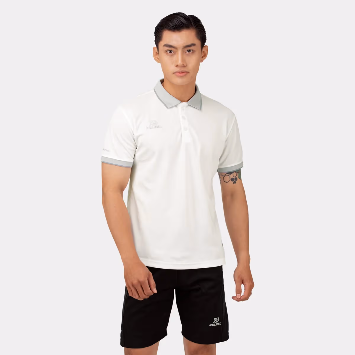Áo Polo Thể Thao Nam Bulbal Neo Trắng