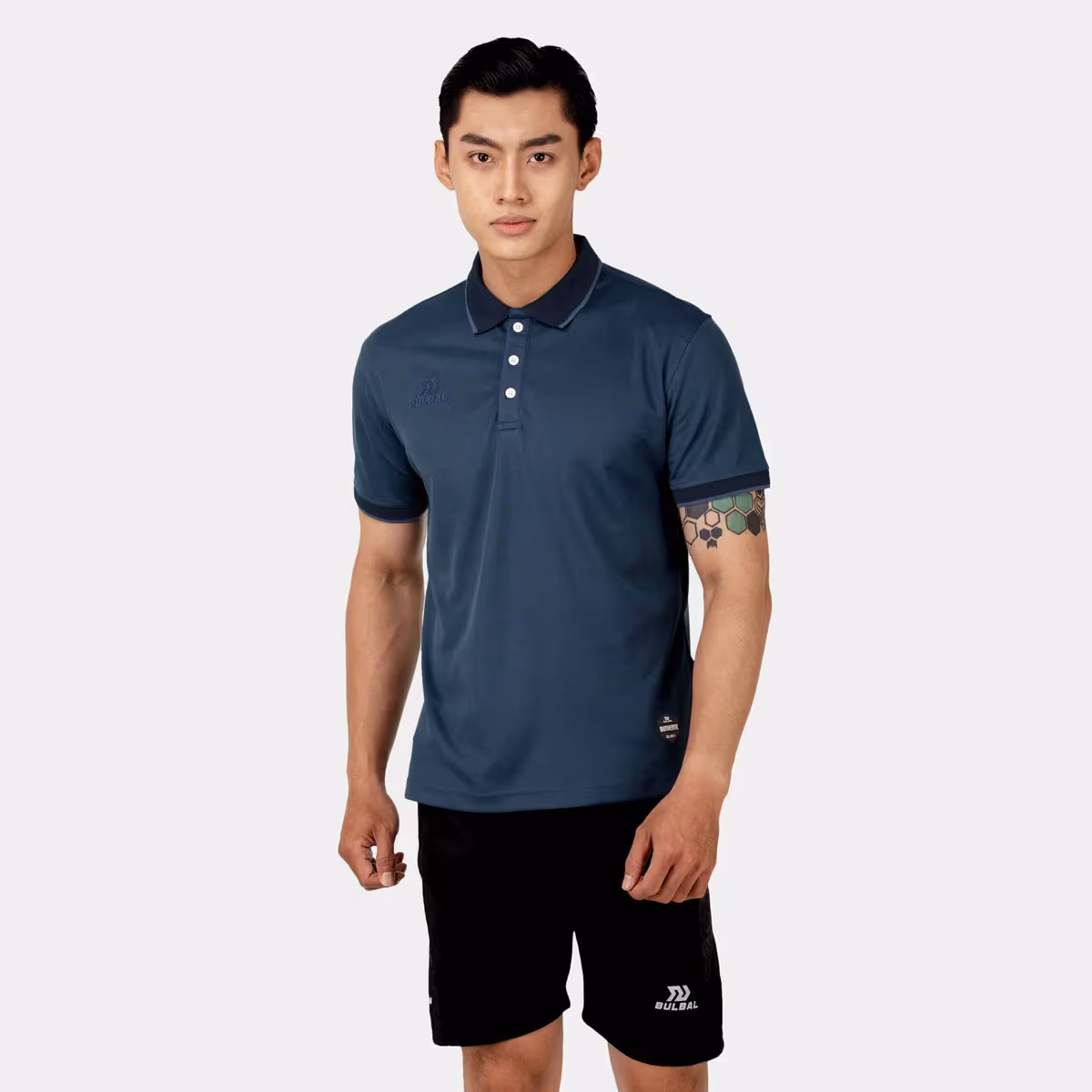 Áo Polo Thể Thao Nam Bulbal Neo Xanh Nhớt