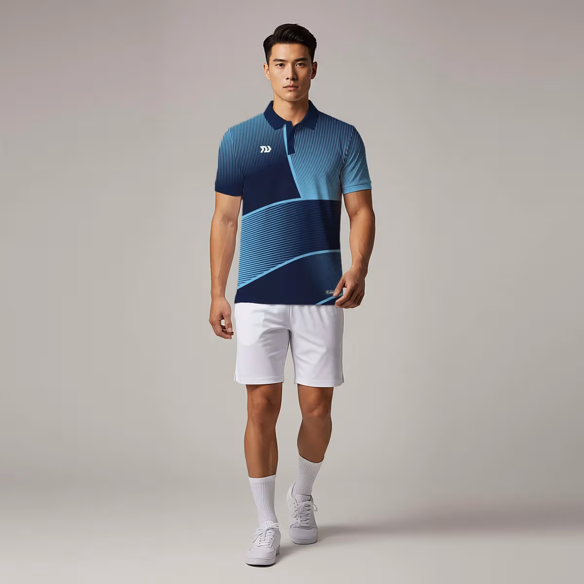 Áo Polo Thể Thao Nam Bulbal Triflow Navy
