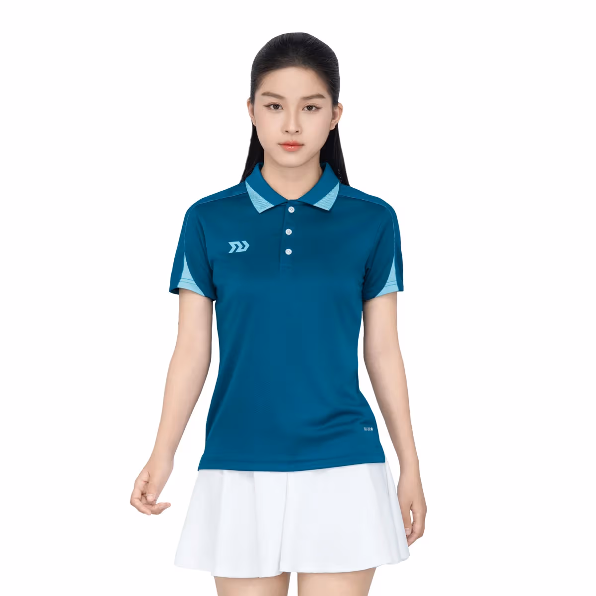 Áo Polo Thể Thao Nữ Bulbal Maris PL08 Xanh Lông Công