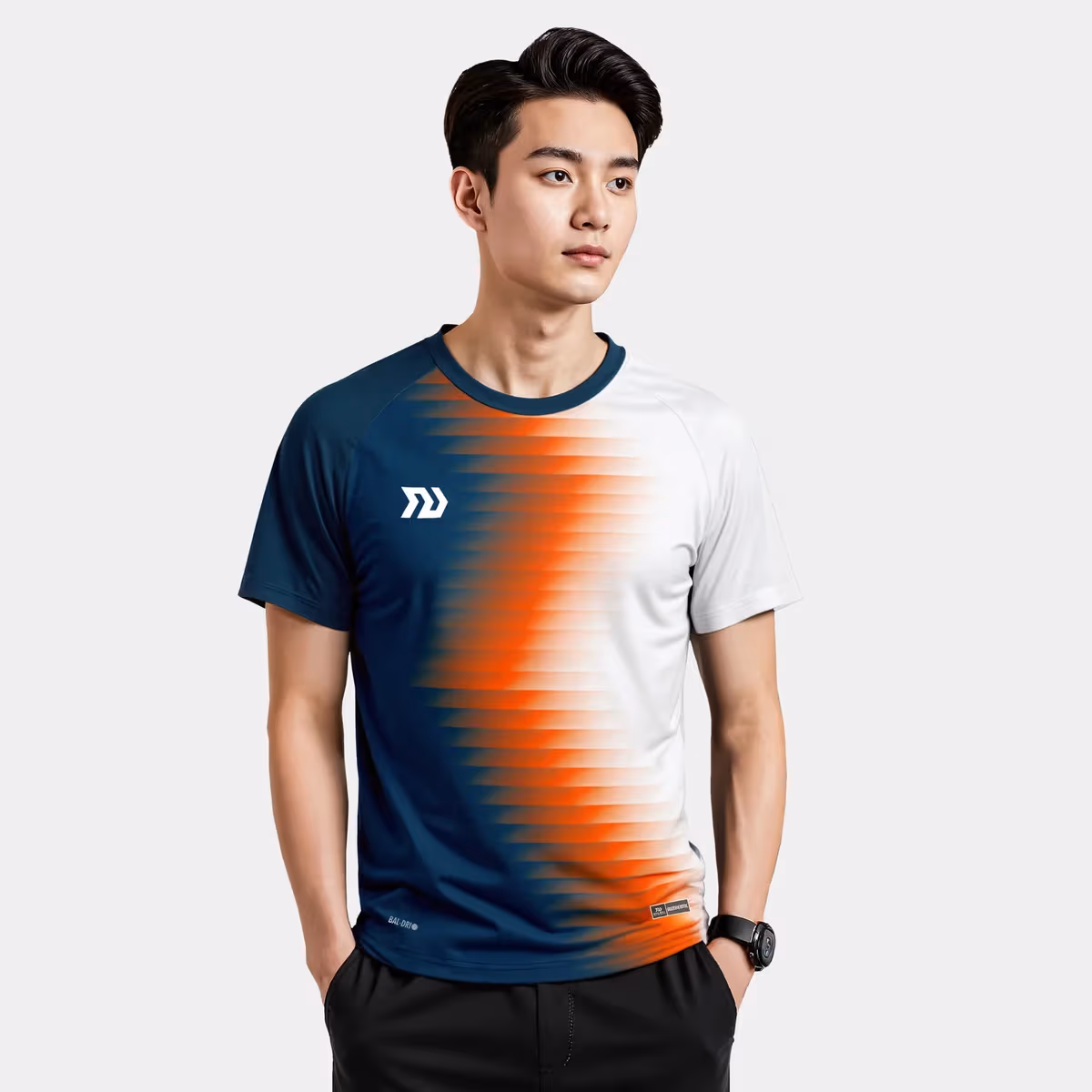 Áo Thể Thao Nam Bulbal Lumar Trắng Cam