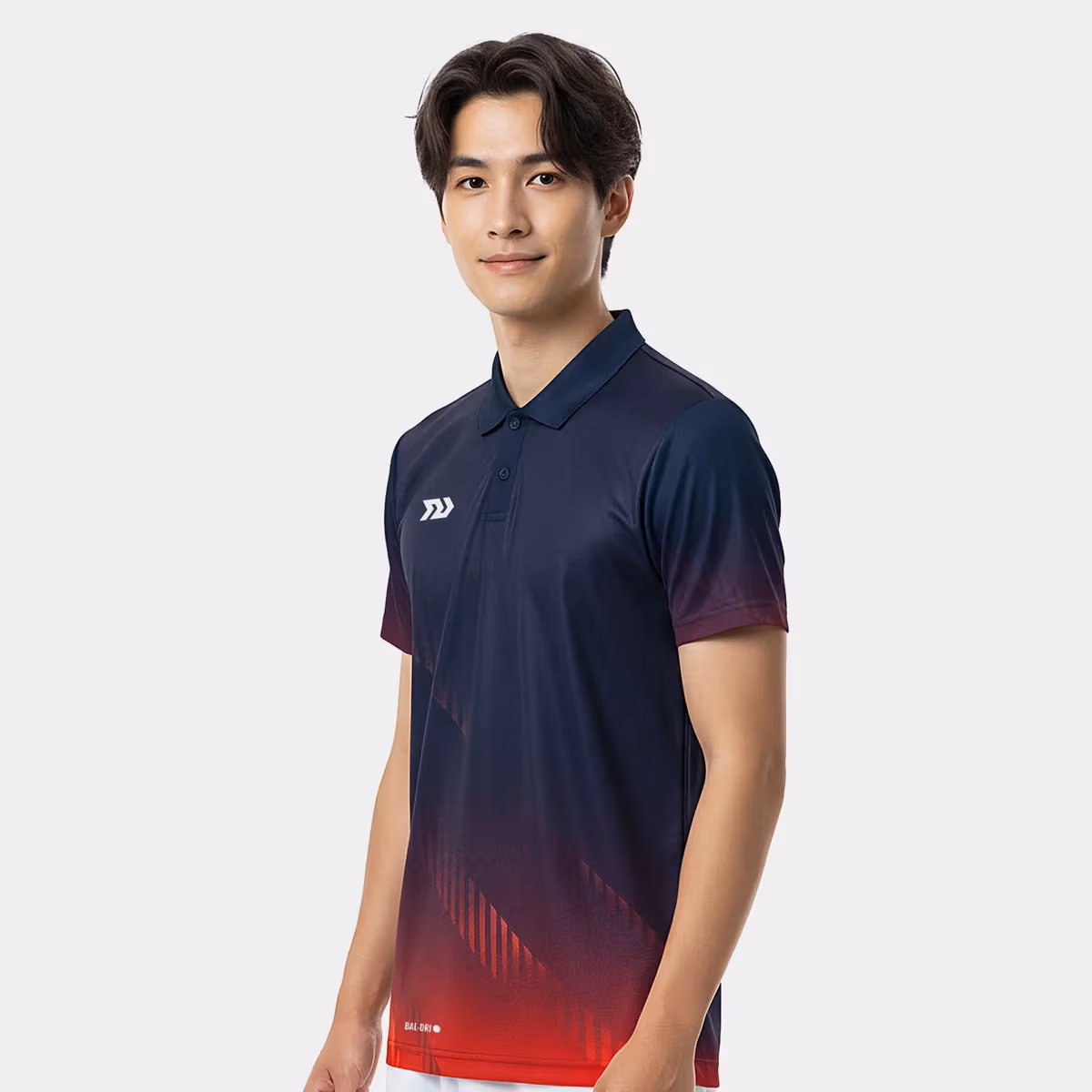 Áo Thun Thể Thao Nam Bulbal Phonix Navy Đỏ