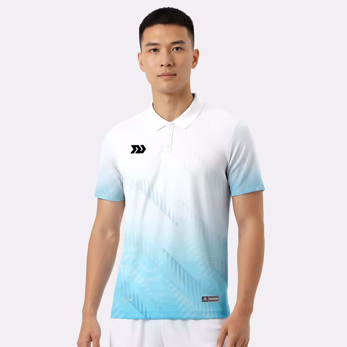 Áo Thun Thể Thao Nam Bulbal Phonix Trắng Xanh