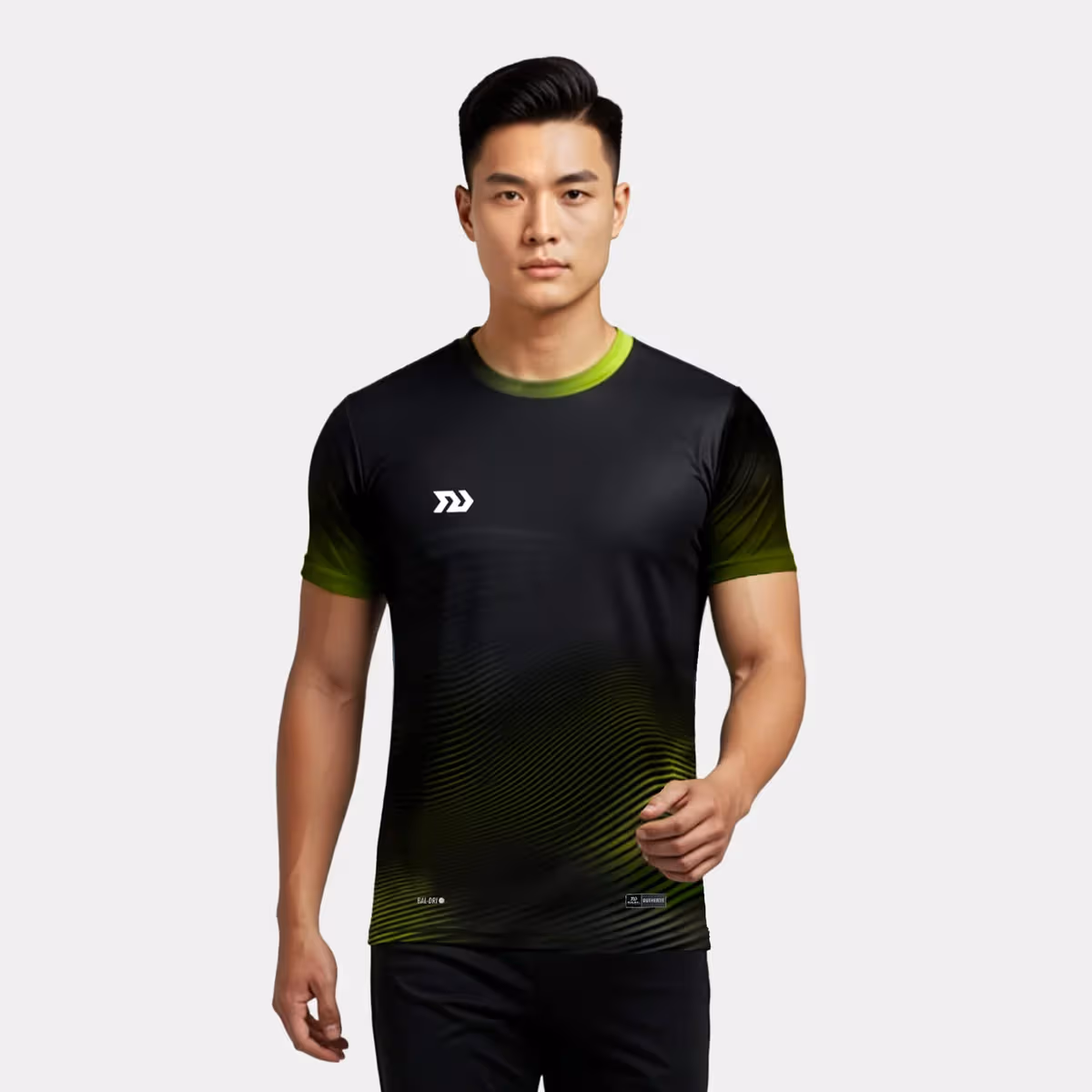 Áo Thun Thể Thao Nam Bulbal Triblast Đen Chuối