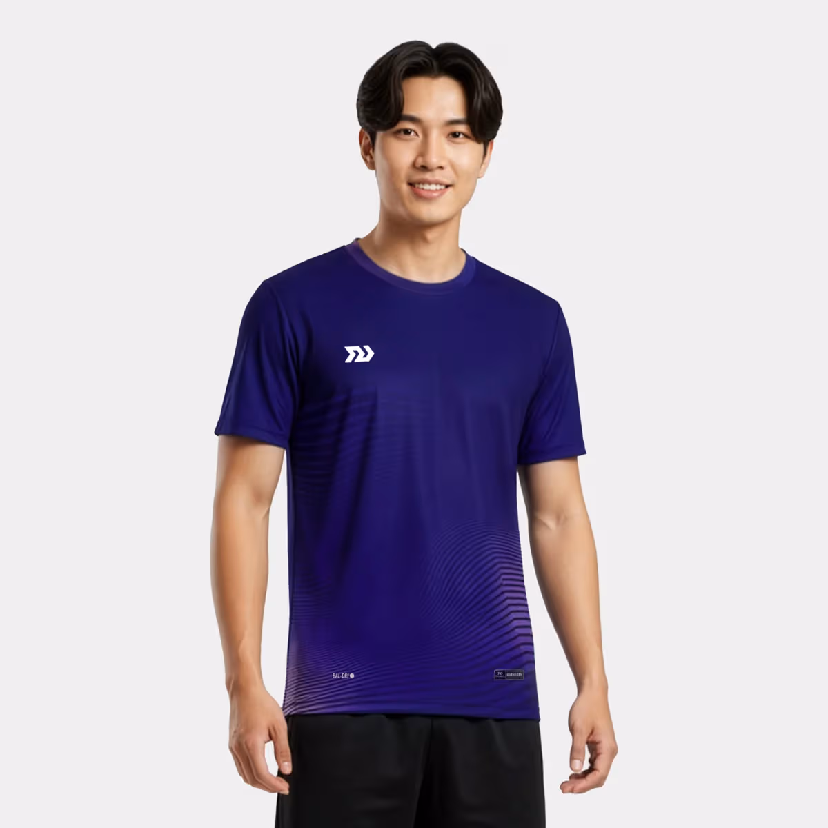Áo Thun Thể Thao Nam Bulbal Triblast Xanh Tím