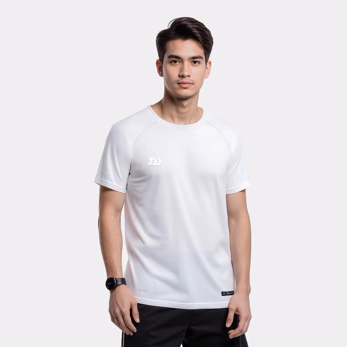 Áo Thun Thể Thao Nam Bulbal Trifit Trắng