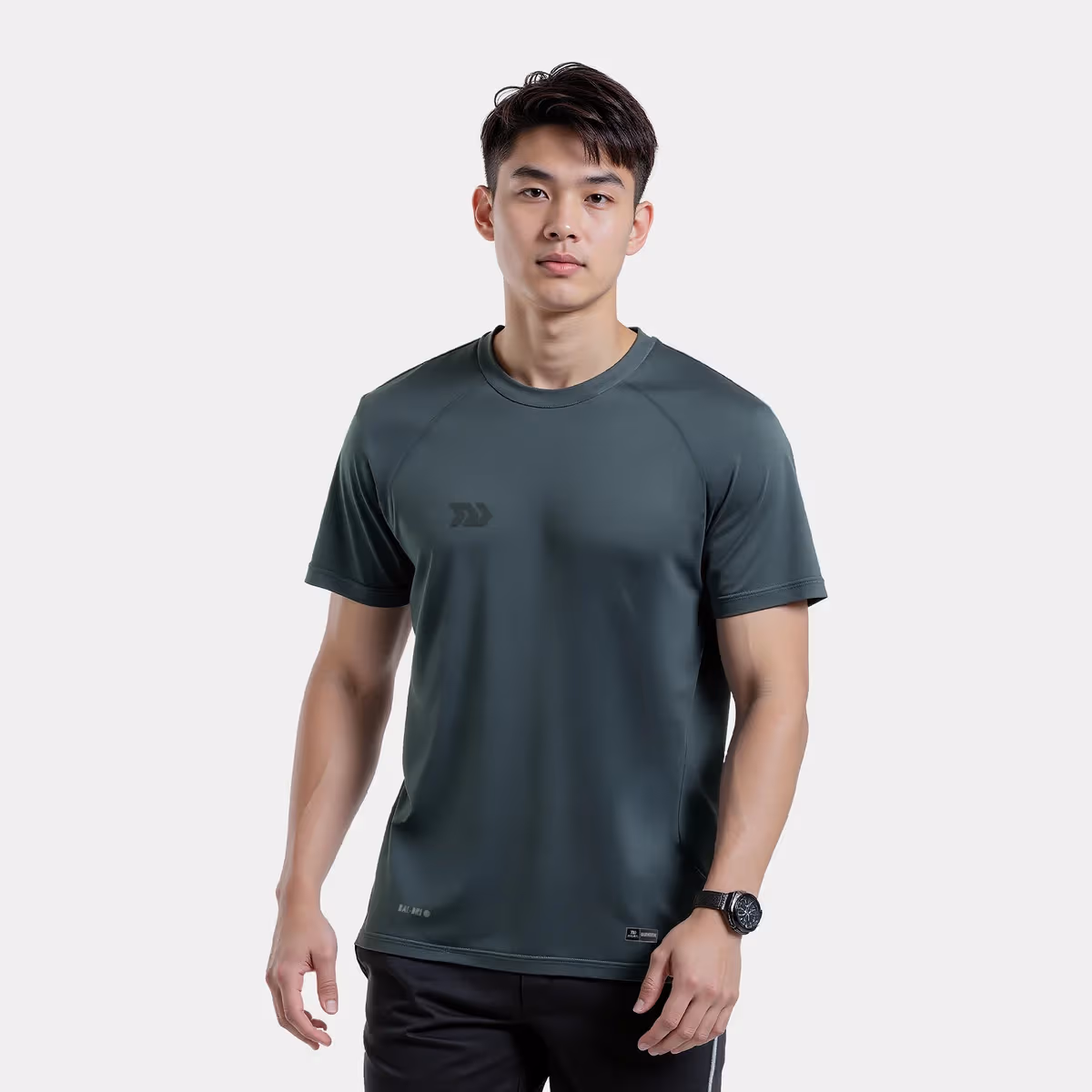 Áo Thun Thể Thao Nam Bulbal Trifit Xám Chì