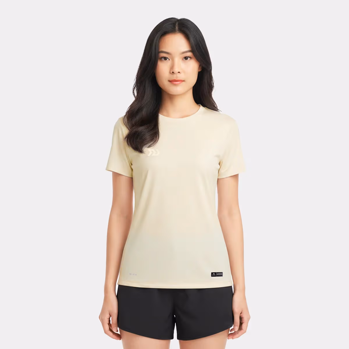 Áo Thun Thể Thao Nữ Bulbal Trifit Kem