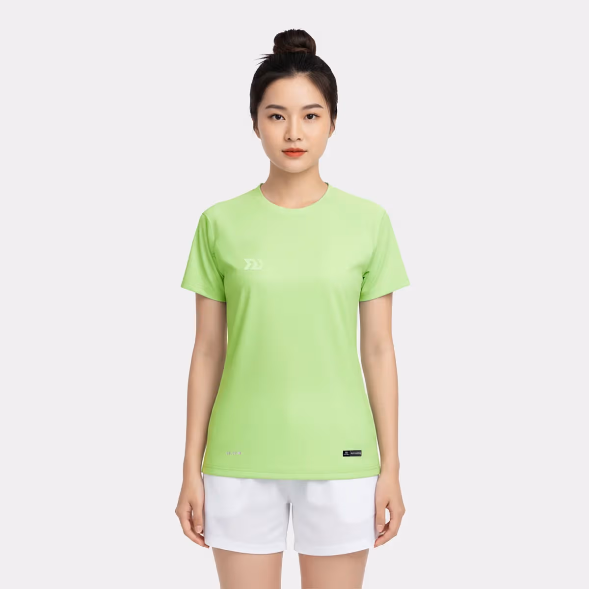 Áo Thun Thể Thao Nữ Bulbal Trifit Xanh Cốm