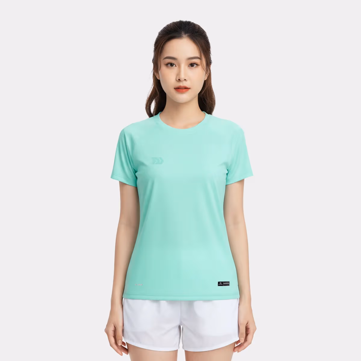Áo Thun Thể Thao Nữ Bulbal Trifit Xanh Ngọc