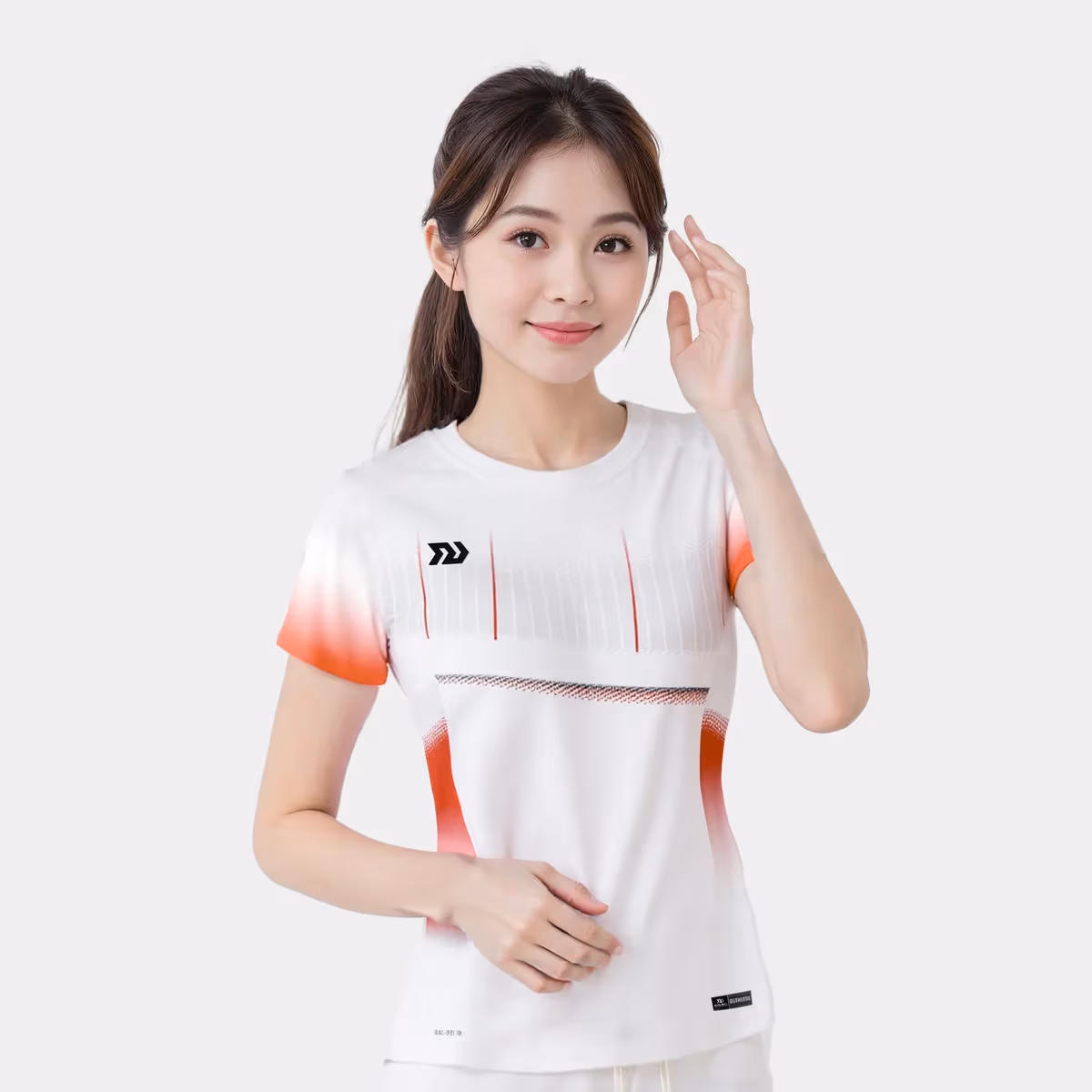 Áo Thun Thể Thao Nữ Bulbal Ryden Trắng Đỏ