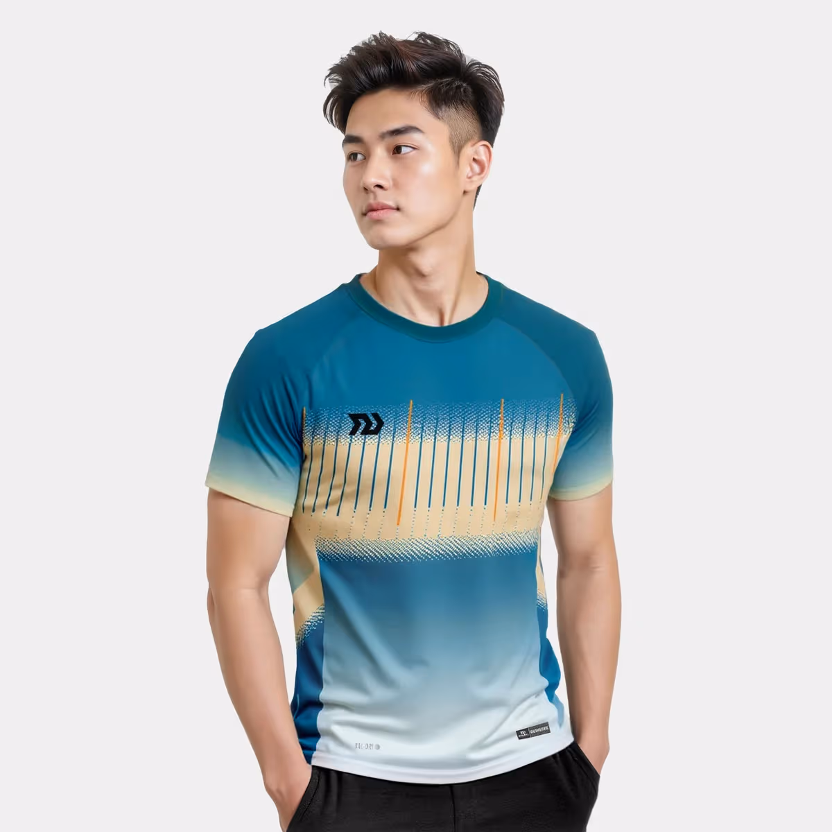 Áo Thun Thể Thao Nam Bulbal Ryden Xanh Lông Công