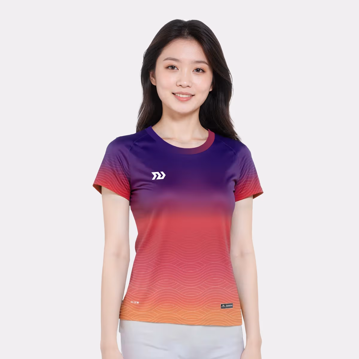 Áo Thun Thể Thao Nữ Bulbal Triwave Tím Hồng