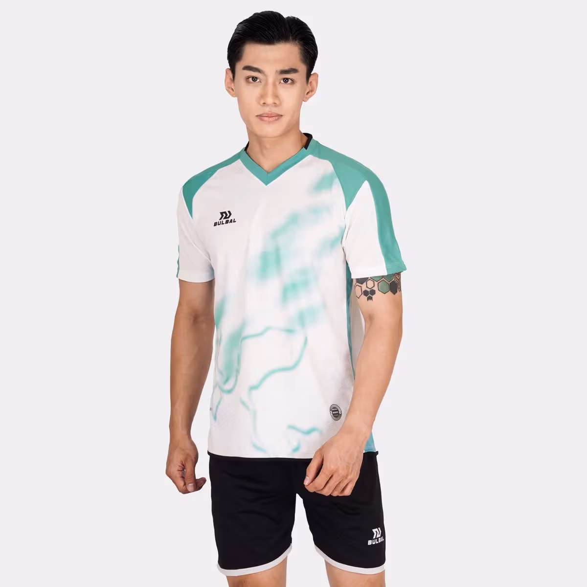 Bộ Quần Áo Bóng Chuyền Nam Bulbal Aura Trắng