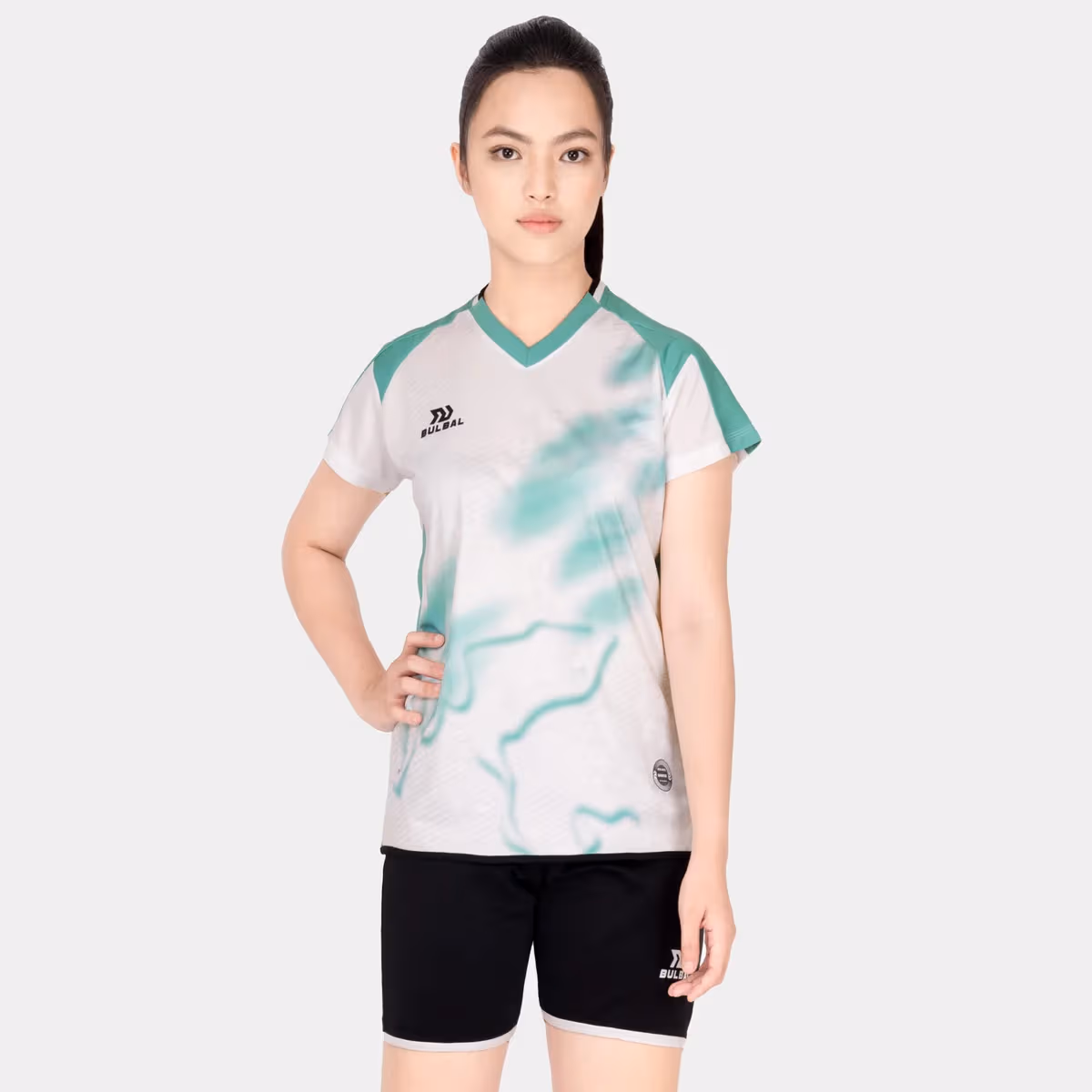 Bộ Quần Áo Bóng Chuyền Nữ Bulbal Aura Trắng
