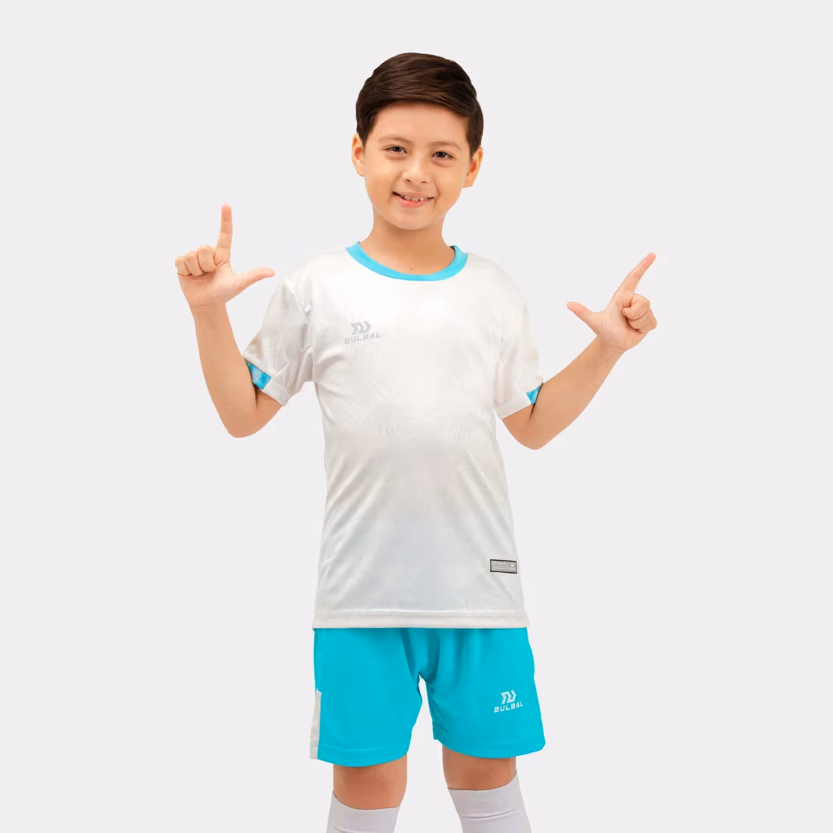 Bộ Quần Áo Bóng Đá Bulbal Raifo Trẻ Em Trắng