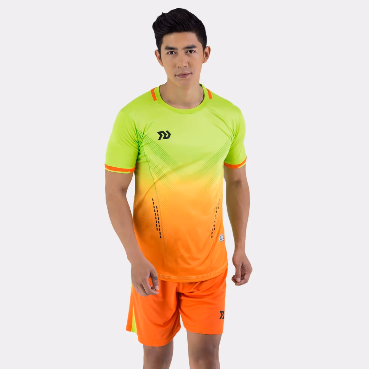 Bộ Quần Áo Bóng Đá Bulbal Zinas Cam Chuối