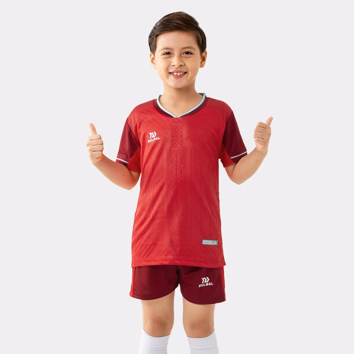 Bộ Quần Áo Bóng Đá Trẻ Em Bulbal Belona 2 Đỏ