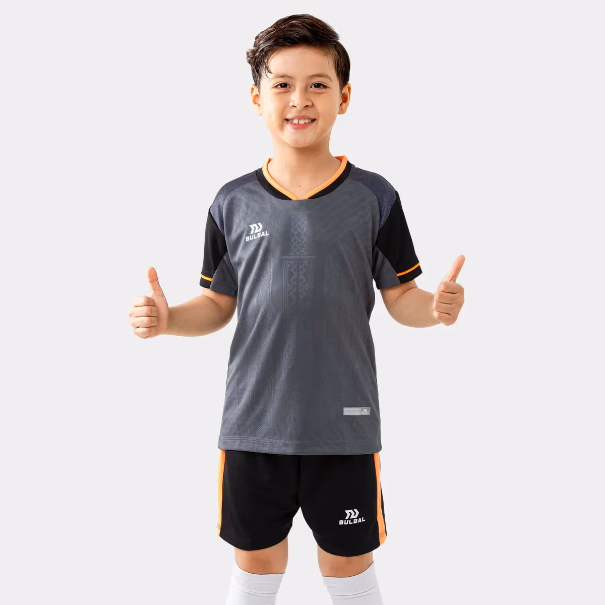 Bộ Quần Áo Bóng Đá Trẻ Em Bulbal Belona 2 Xám