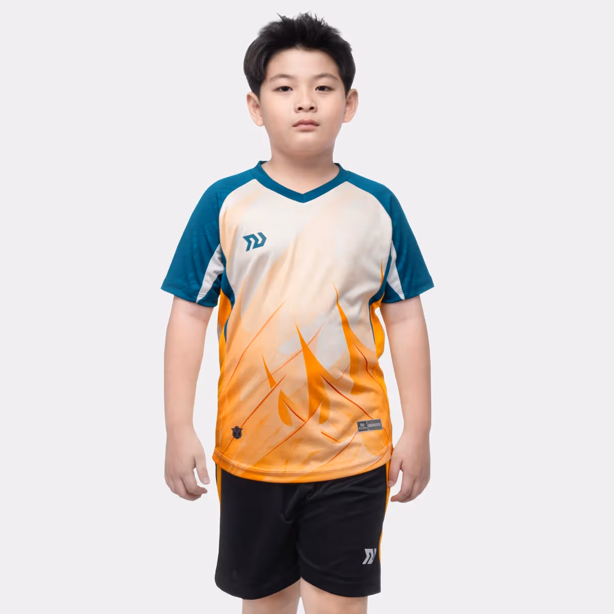 Bộ Quần Áo Bóng Đá Trẻ Em Bulbal Falcol 4 Kem Cam