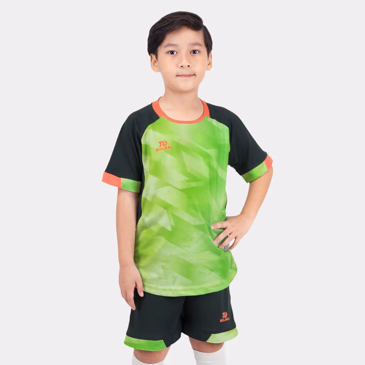 Bộ Quần Áo Bóng Đá Trẻ Em Bulbal Predator 4 Xanh Cốm