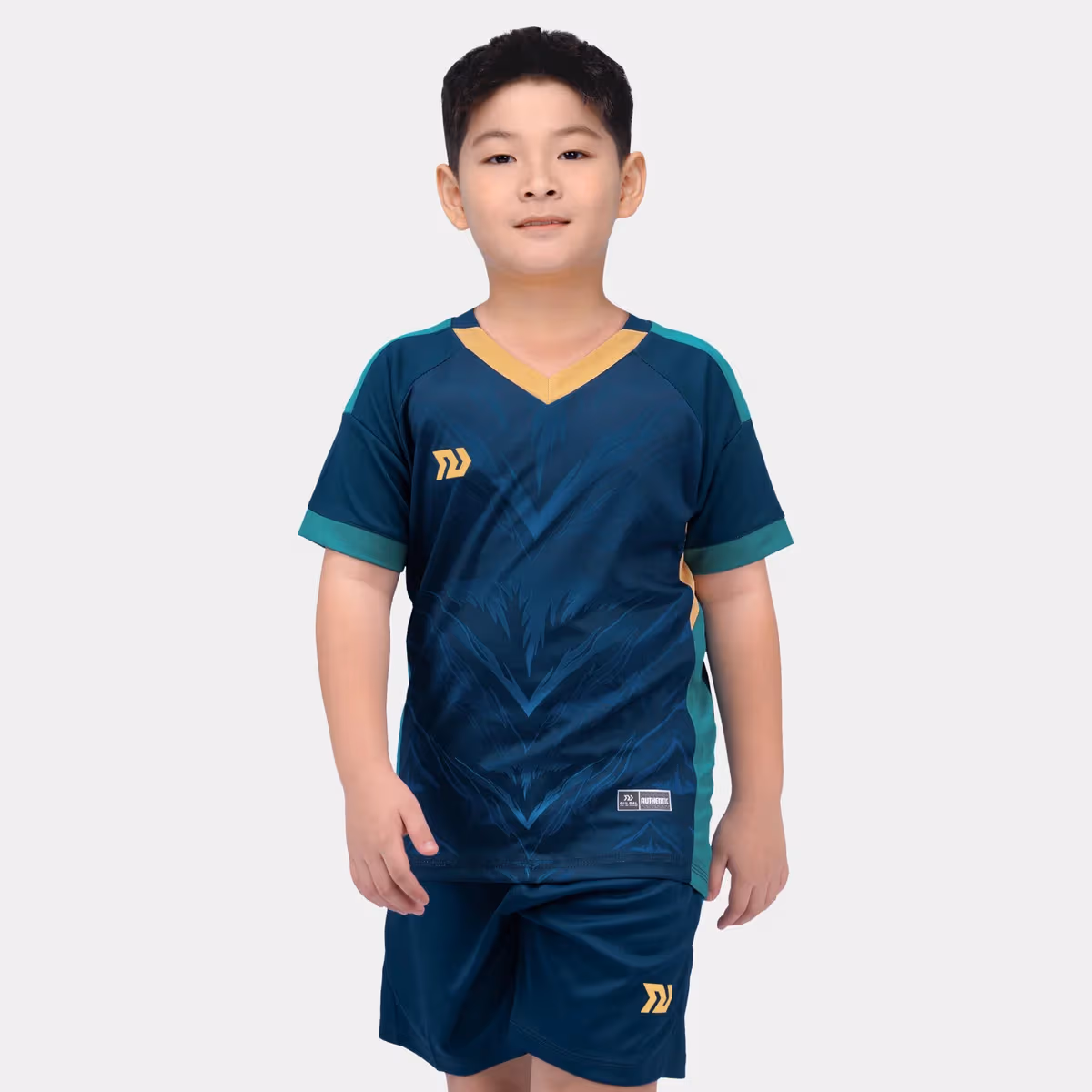 Bộ Quần Áo Bóng Đá Trẻ Em Bulbal Predator 5 Lông Công