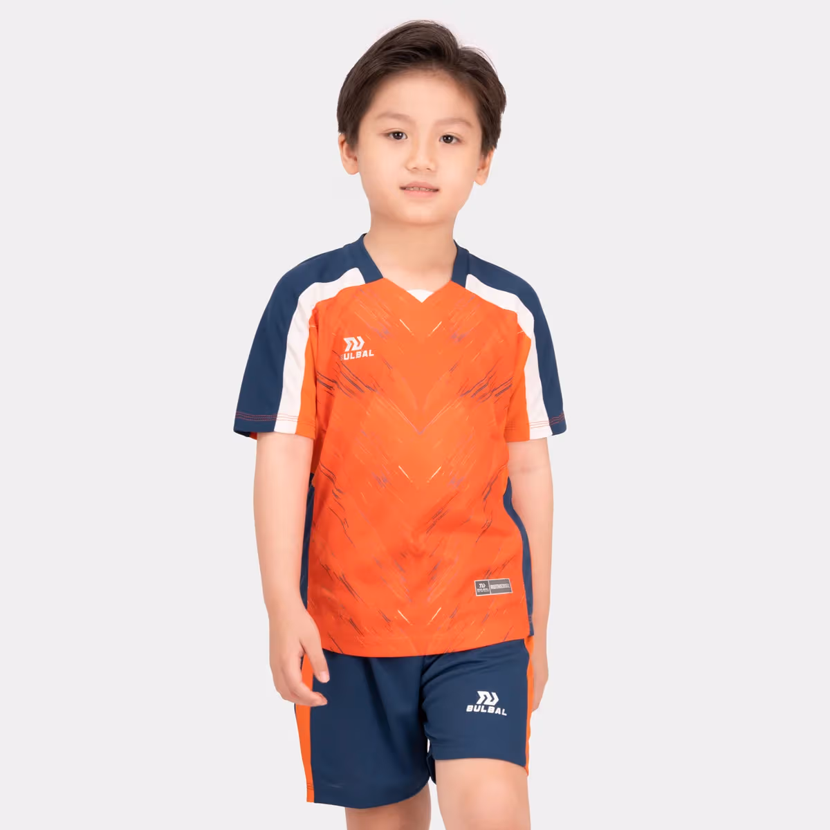 Bộ Quần Áo Bóng Đá Trẻ Em Bulbal Vingar 2 Cam
