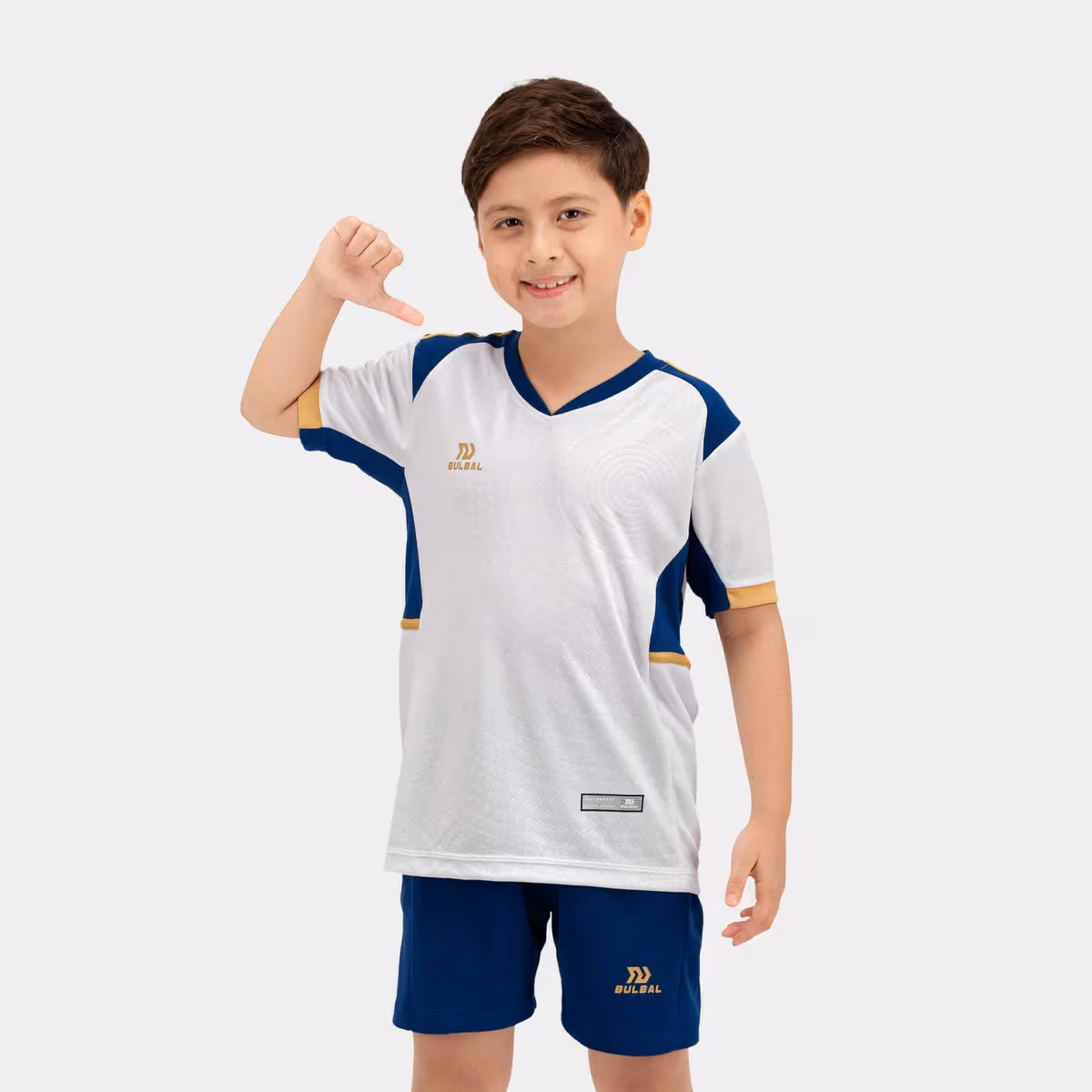 Bộ Quần Áo Bóng Đá Trẻ Em Bulbal Xona Trắng