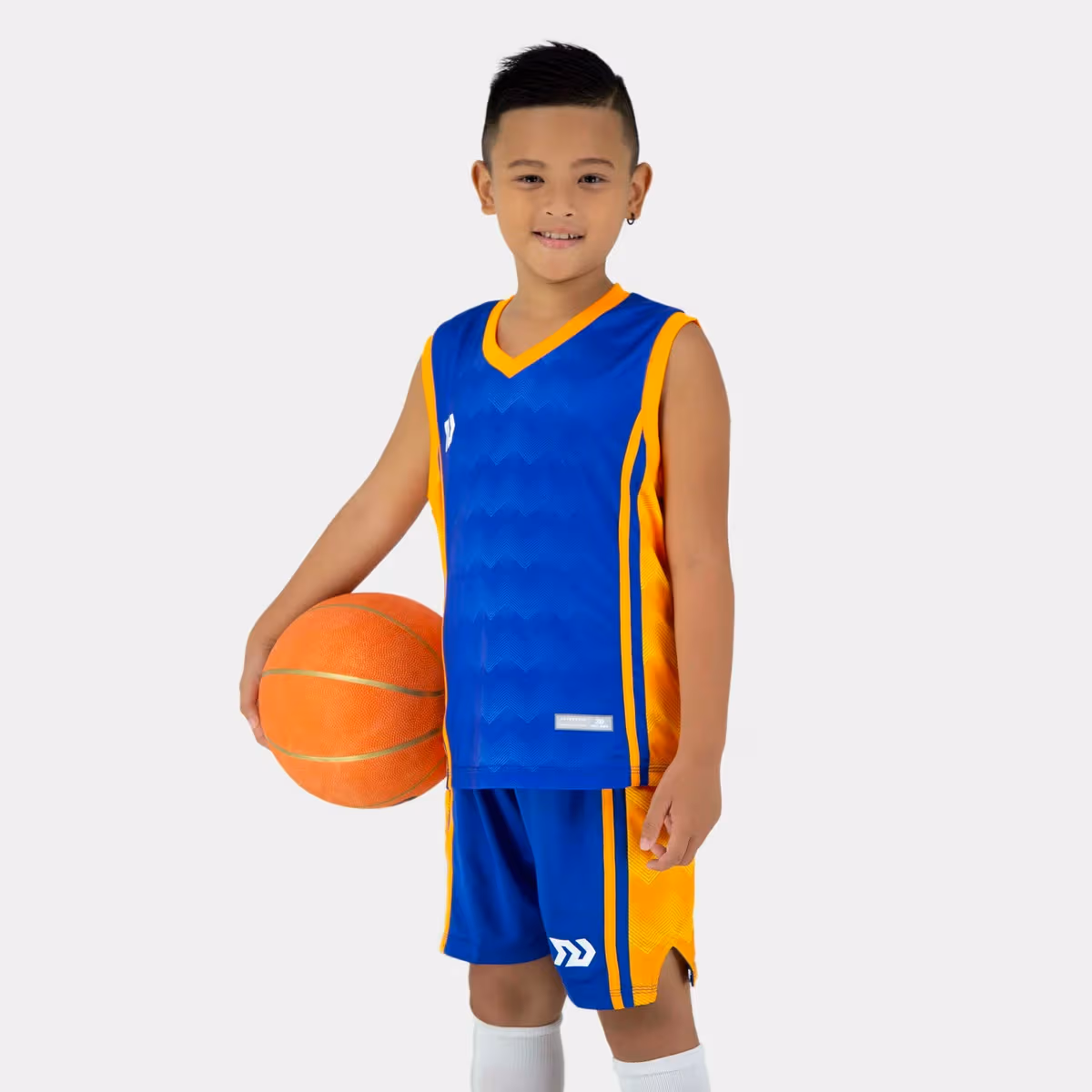 Bộ Quần Áo Bóng Rổ Bulbal Dino Kid Xanh Bích