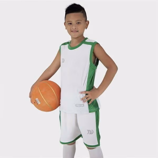 Bộ Quần Áo Bóng Rổ Bulbal Pacy Kid Trắng