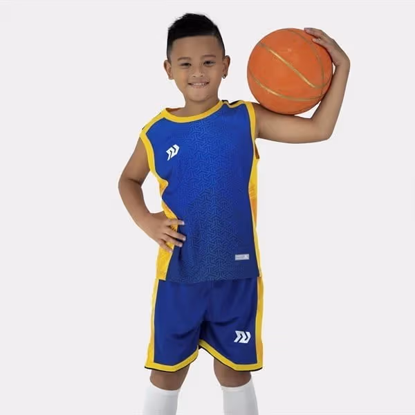 Bộ Quần Áo Bóng Rổ Bulbal Pacy Kid Xanh Bích