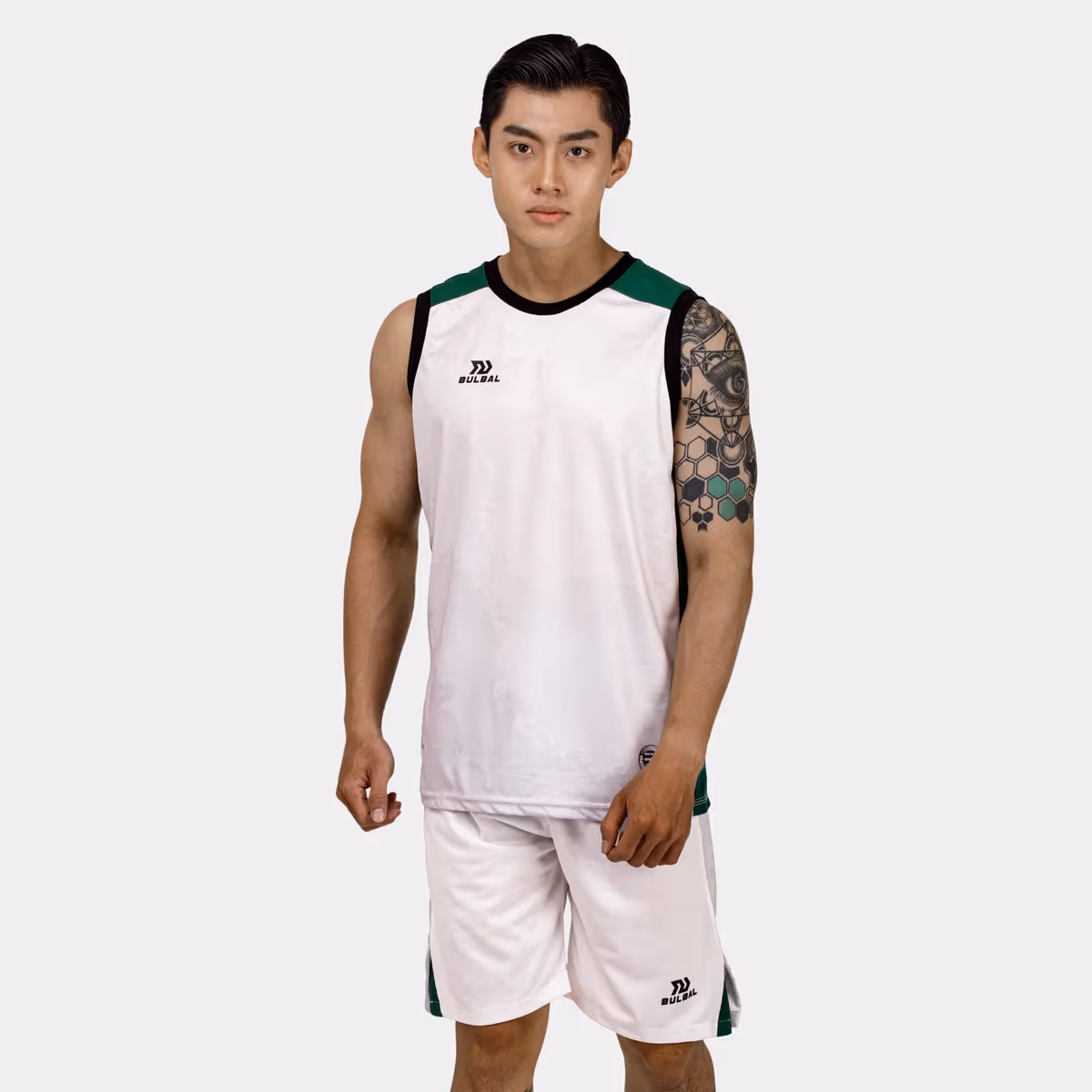 Bộ Quần Áo Bóng Rổ Bulbal Terras Trắng