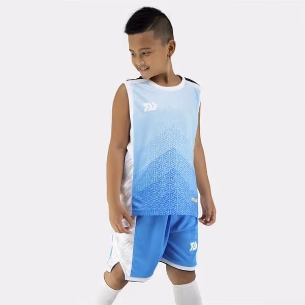 Bộ Quần Áo Bóng Rổ Bulbal Pacy Kid Xanh Ya