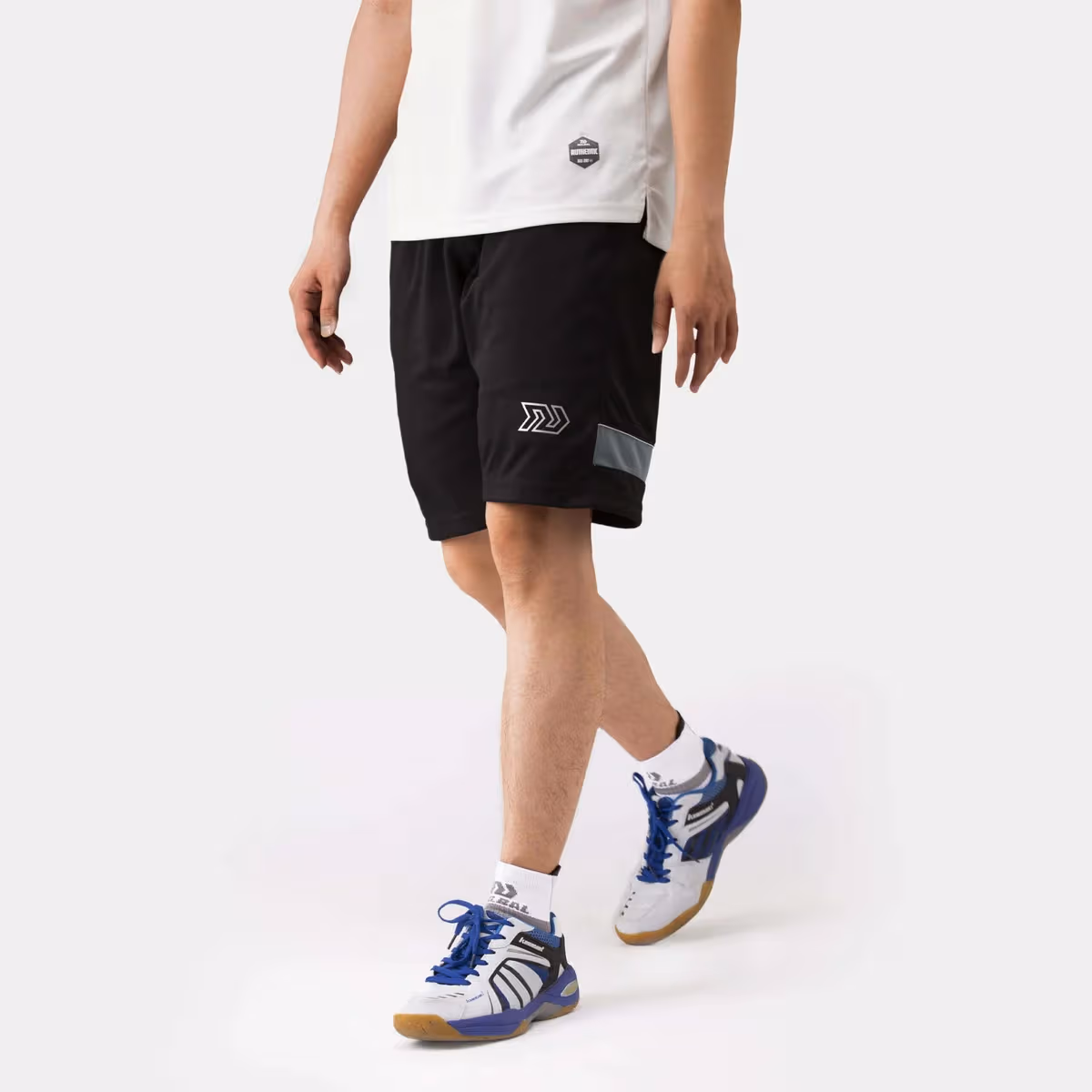 QUẦN SHORT THỂ THAO BULBAL WASO 6 ĐEN XÁM