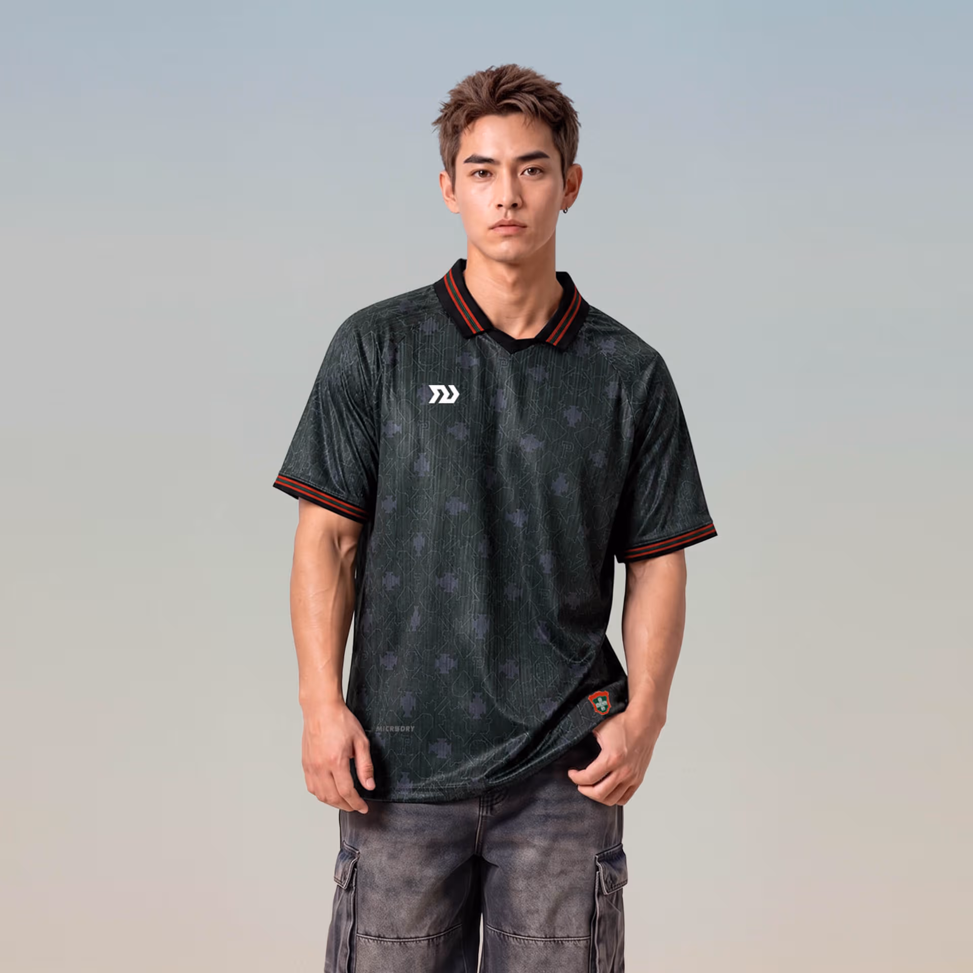 Áo Polo Bulbal Jersey WC26 Đen