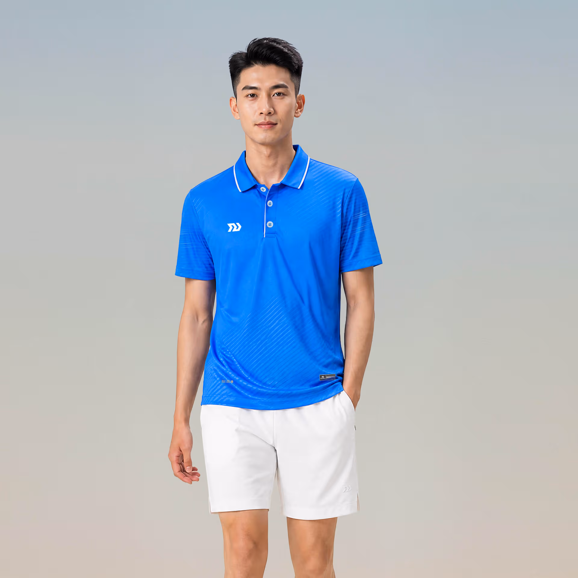 Áo thể thao cổ trụ Nam Bulbal Draco Xanh Ya