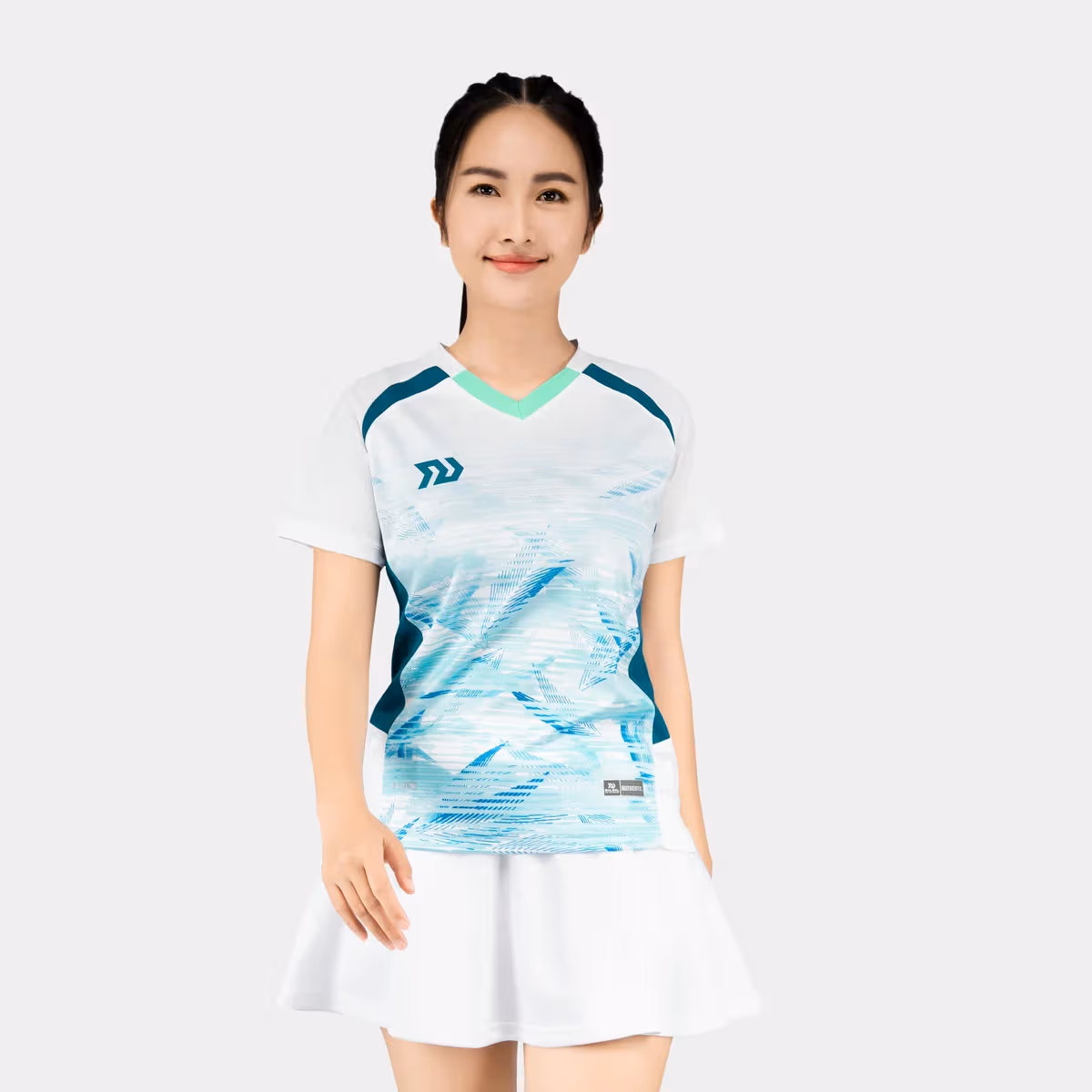 Áo Cầu Lông Nữ Bulbal Rally BAW2406 Trắng