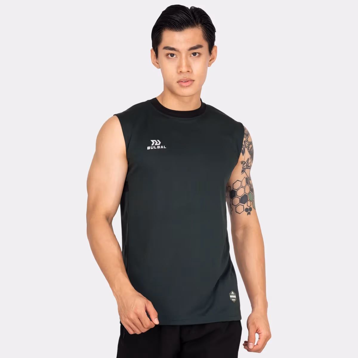 Áo Sát Nách Thể Thao Bulbal ASN01 Xanh Nhớt