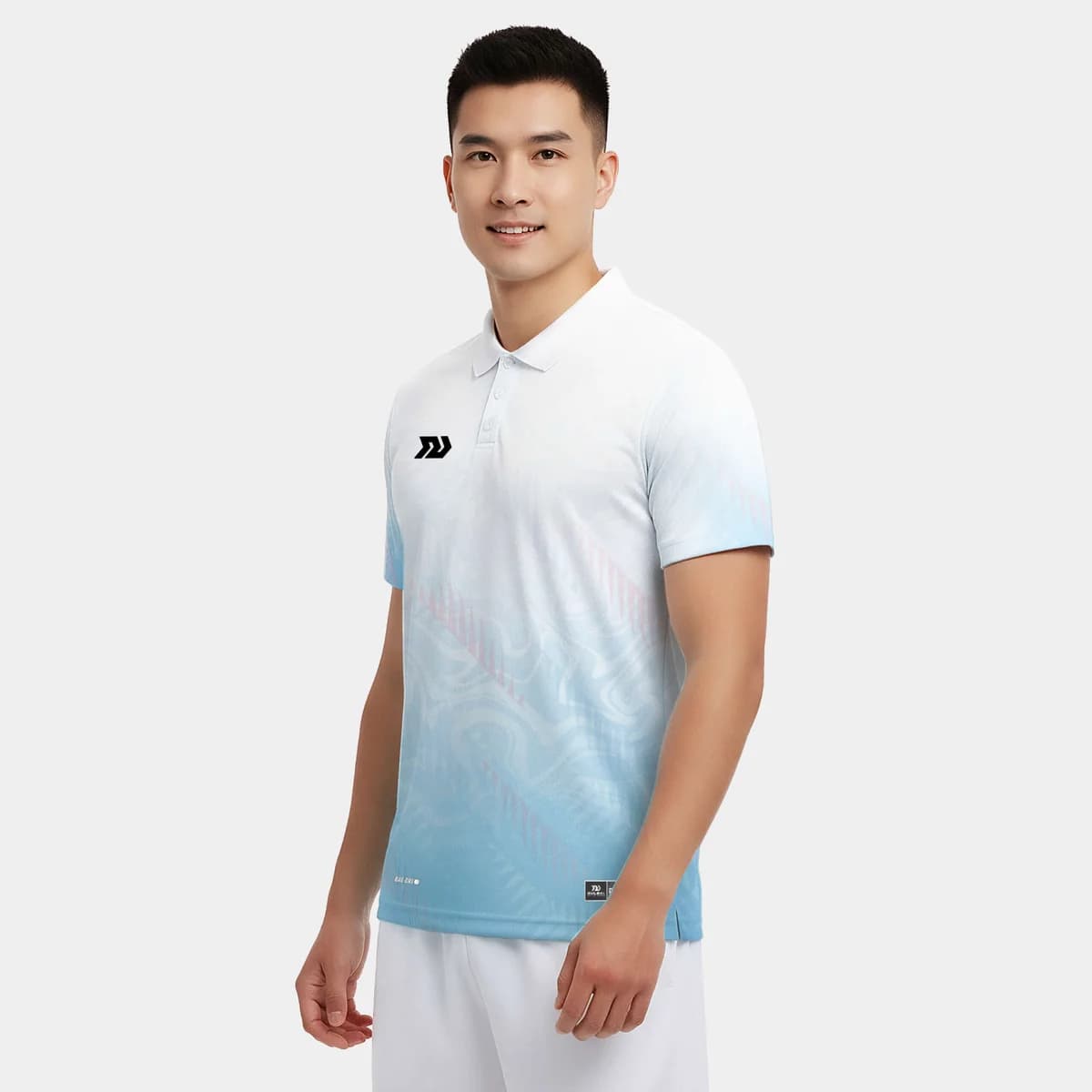 Áo Thun Thể Thao Nam Bulbal Phonix Trắng Hồng