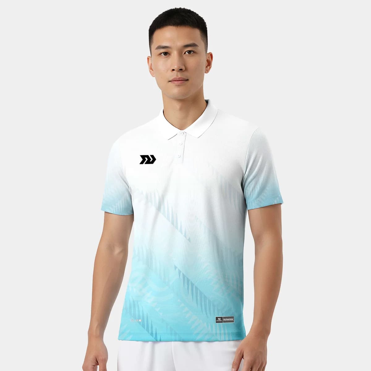 Áo Thun Thể Thao Nam Bulbal Phonix Trắng Xanh