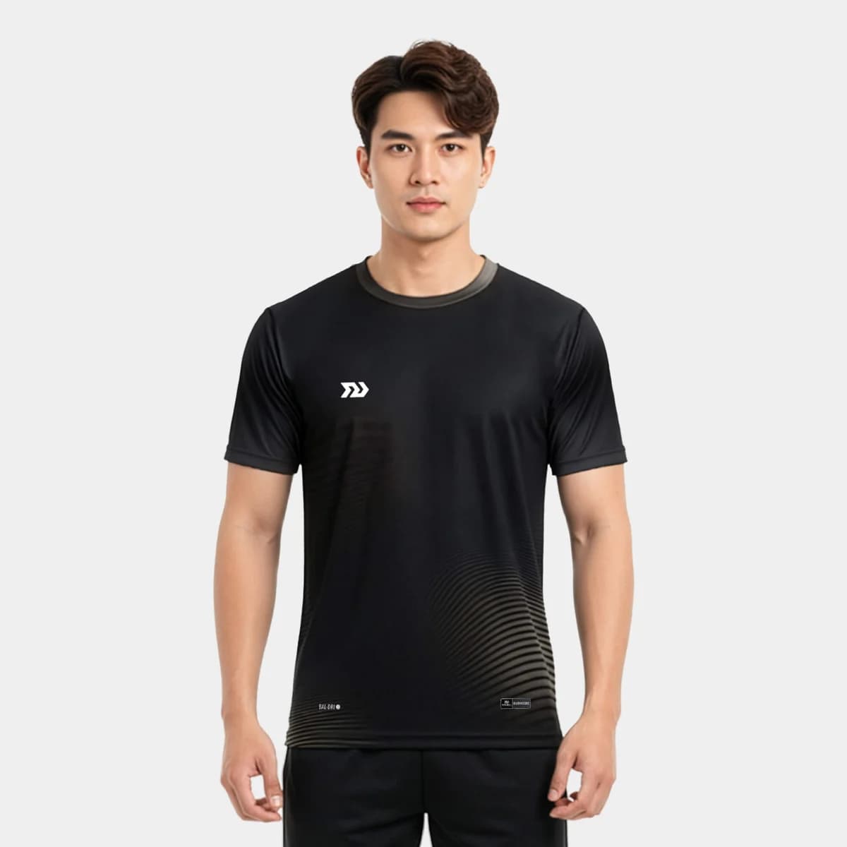 Áo Thun Thể Thao Nam Bulbal Triblast Đen Xám
