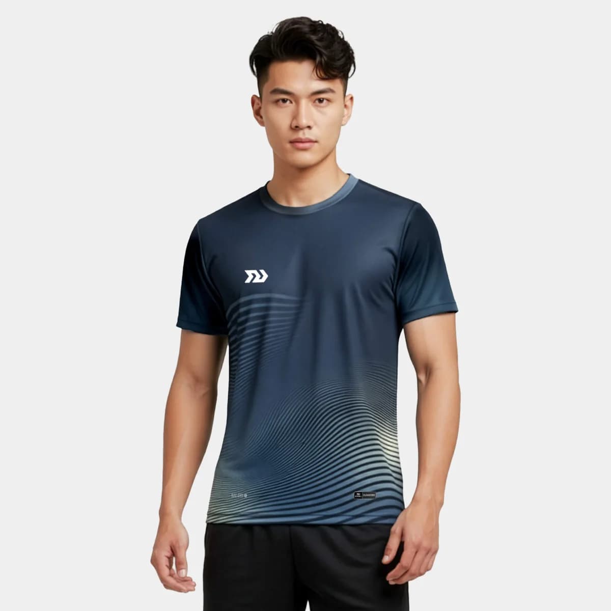 Áo Thun Thể Thao Nam Bulbal Triblast Xám Xanh