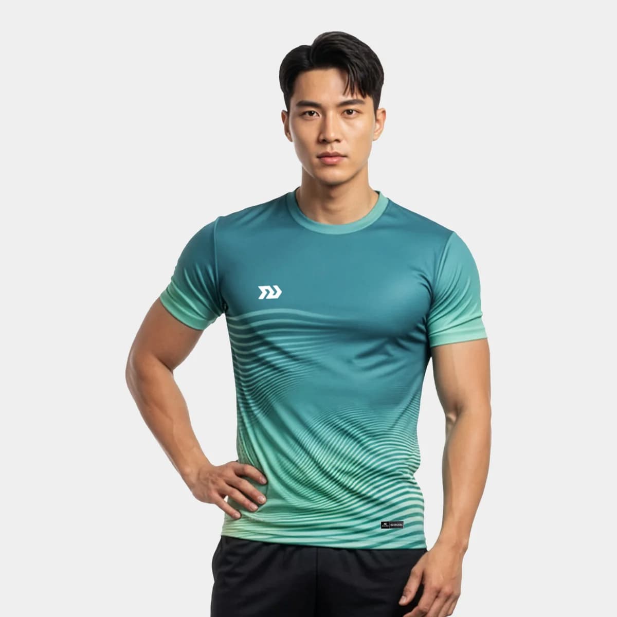 Áo Thun Thể Thao Nam Bulbal Triblast Xanh Ngọc