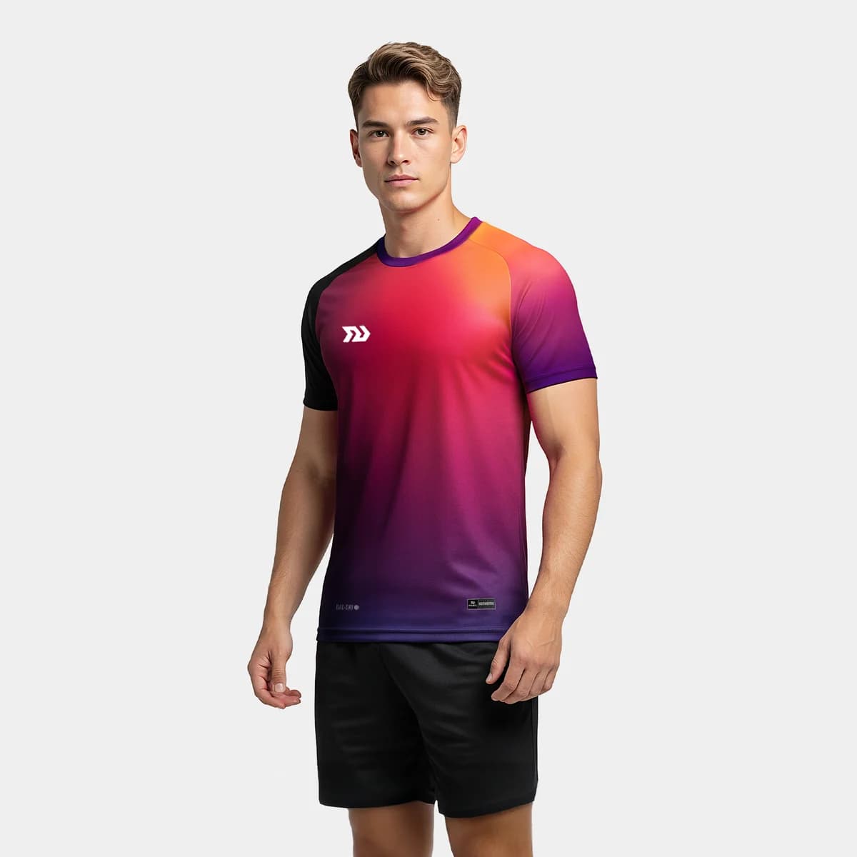 Áo Thun Thể Thao Nam Bulbal Tripula Đen Hồng