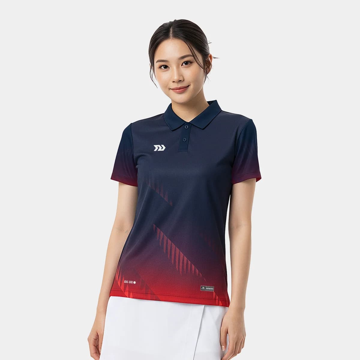 Áo Thun Thể Thao Nữ Bulbal Phonix Navy Đỏ