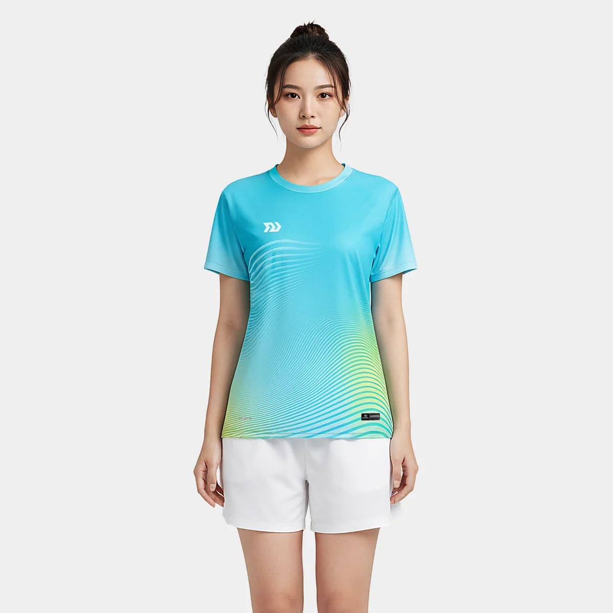 Áo Thun Thể Thao Nữ Bulbal Triblast Xanh Ya