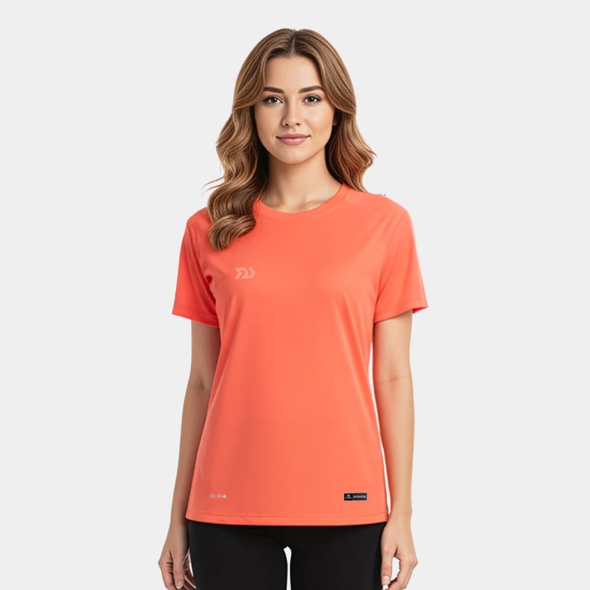 Áo Thun Thể Thao Nữ Bulbal Trifit Cam San Hô